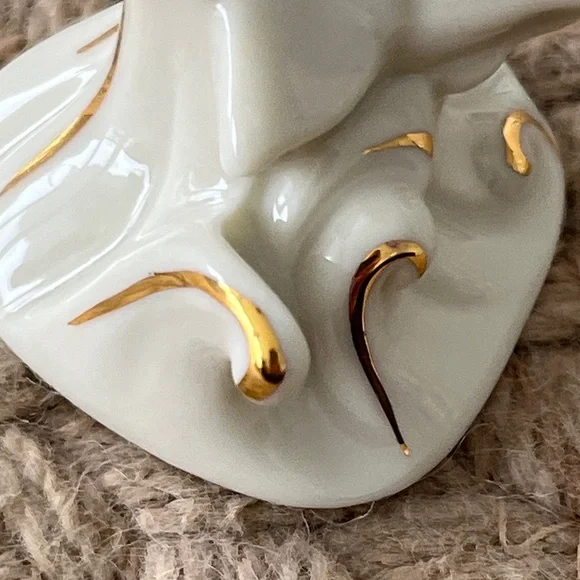 Lenox Cream and Gold Dolphin Sculpture - Picture 7 of 10